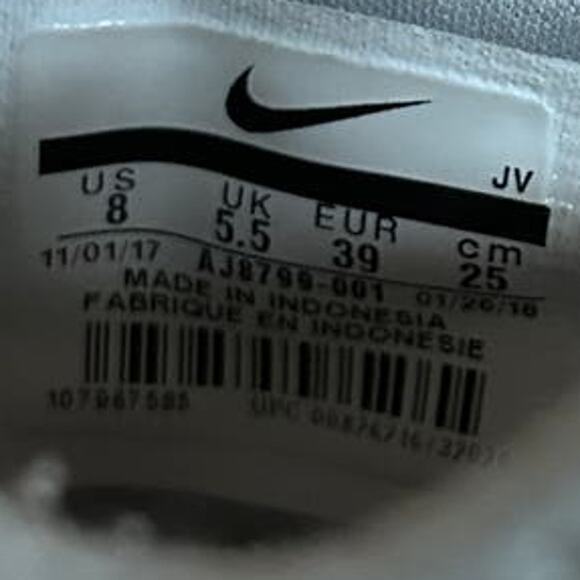 Nike - Ashin Modern - Running Shoes - Gray - Women's - 8 - AJ8799-001 - Picture 9 of 9